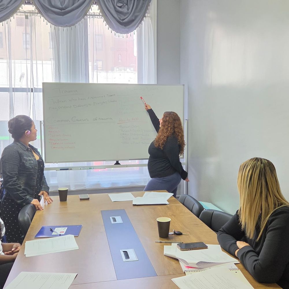 Trauma-informed care instruction at the Bronx classroom