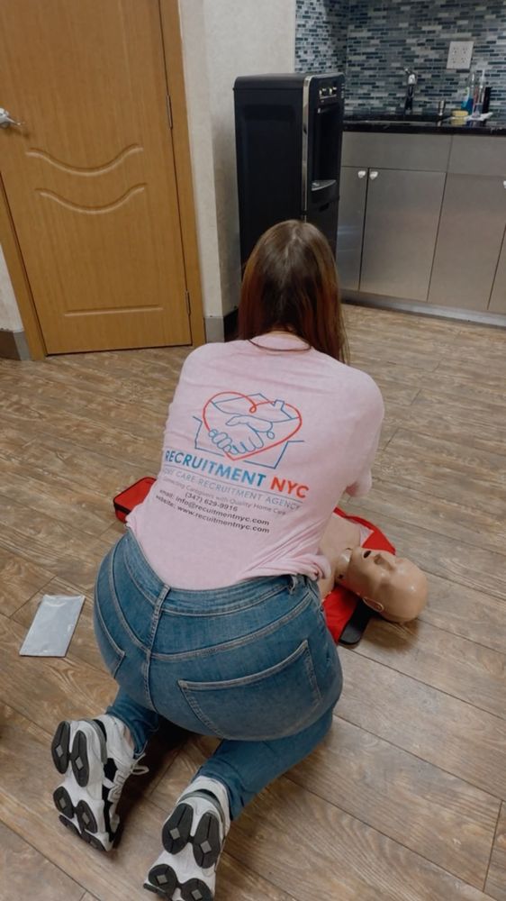 Every student practices compressions until they are confident